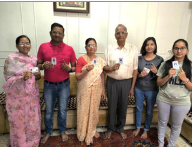 लंदन से वोट डालने अनूपपुर आई छात्रा