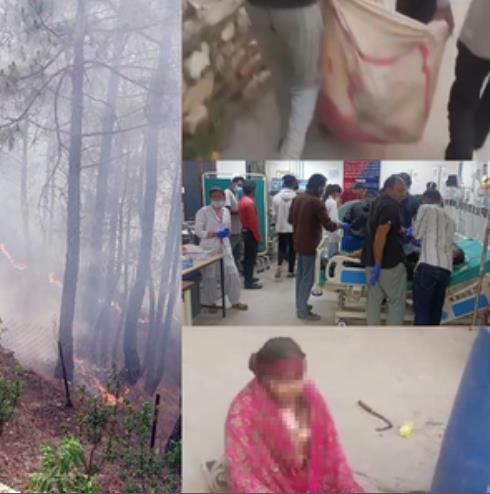उत्तराखंड के स्यूनराकोट में जंगल की आग में 2 मजदूरों की मौत उत्तराखंड के स्यूनराकोट में जंगल की आग में 2 मजदूरों की मौत
