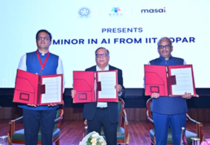 एनएसडीसी, आईआईटी रोपड़ और मसाई स्कूल ने लॉन्च किया एआई और एमएल प्रोग्राम एनएसडीसी, आईआईटी रोपड़ और मसाई स्कूल ने लॉन्च किया एआई और एमएल प्रोग्राम