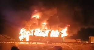 हरियाणा में बस में आग लगने से नौ लोगों की मौत, 15 घायल