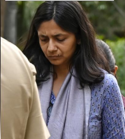 अब आरोपी को बचाने के लिए सड़क पर उतर रही है आप : स्वाति मालीवाल