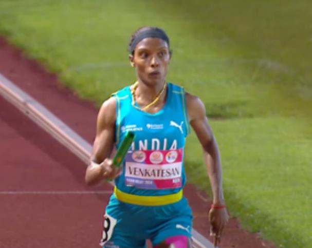 भारत की 4x400 मी मिश्रित रिले टीम ने एशियाई चैंपियनशिप में नया राष्ट्रीय रिकॉर्ड बनाया भारत की 4x400 मी मिश्रित रिले टीम ने एशियाई चैंपियनशिप में नया राष्ट्रीय रिकॉर्ड बनाया