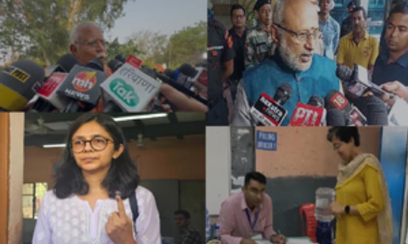 राजनीति के इन दिग्गजों ने किया मतदान, लोगों से की लोकतंत्र के उत्सव में हिस्सा लेने की अपील