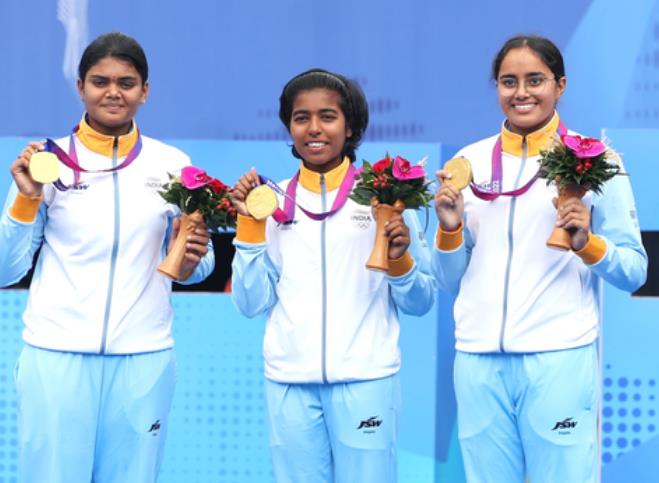 तीरंदाजी विश्व कप : भारतीय महिला कंपाउंड टीम ने तुर्की को हराकर जीता स्वर्ण 