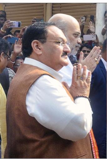 अमित शाह और जेपी नड्डा की बैठक, सरकार गठन को लेकर विचार-मंथन अमित शाह और जेपी नड्डा की बैठक, सरकार गठन को लेकर विचार-मंथन