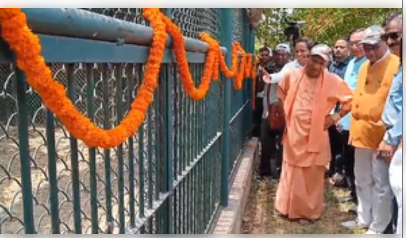 सीएम योगी ने गोरखपुर में किया चिड़ियाघर का निरीक्षण, शेर की जोड़ी को कराया बाड़े में प्रवेश सीएम योगी ने गोरखपुर में किया चिड़ियाघर का निरीक्षण, शेर की जोड़ी को कराया बाड़े में प्रवेश