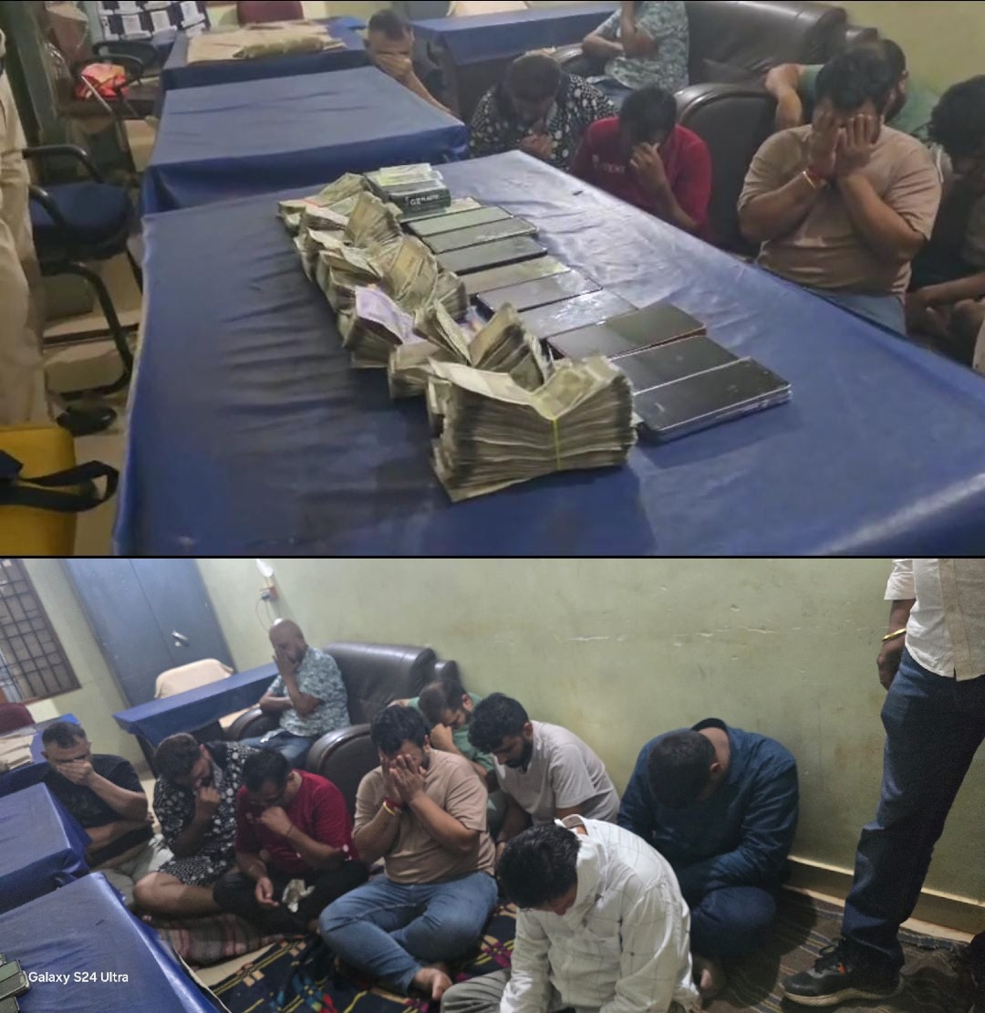 गुढ़ियारी, मोवा दुर्ग के संभ्रांत कारोबारी अभनपुर में जुआं खेलते गिरफ्तार