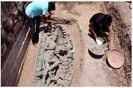महाराष्ट्र के सिंदखेड राजा शहर में ‘शेषशायी विष्णु’ की विशाल मूर्ति मिली : एएसआई