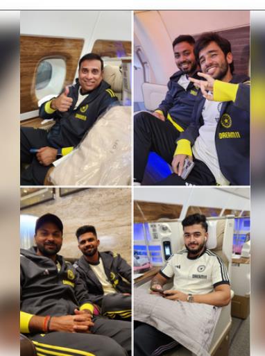 टी20 सीरीज के लिए कोच वीवीएस लक्ष्मण के साथ युवा टीम इंडिया जिम्बाब्वे रवाना 