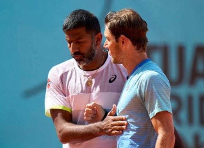 बोपन्ना-एब्डेन डच जोड़ी को हराकर दूसरे दौर में, नागल बाहर 