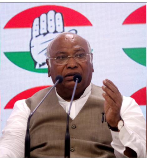 जो क्षेत्र भारत के कब्जे में था, वहां चीन अपने सैन्य अड्डे कैसे बना रहा : मल्लिकार्जुन खड़गे जो क्षेत्र भारत के कब्जे में था, वहां चीन अपने सैन्य अड्डे कैसे बना रहा : मल्लिकार्जुन खड़गे