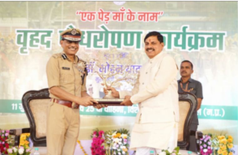 मध्य प्रदेश को हरा-भरा बनाने की मुहिम, पुलिस इकाइयों में रोपे गए 1.25 लाख पौधे 