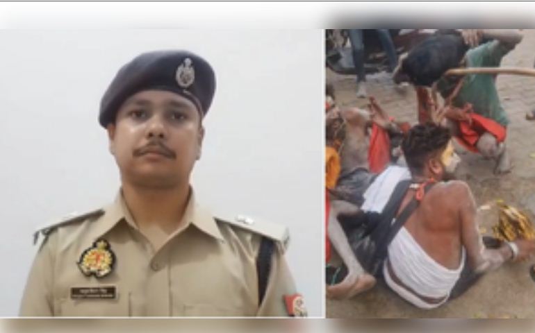 मेरठ में साधुओं के साथ मारपीट का वीडियो वायरल, पुलिस ने संज्ञान ले कार्रवाई शुरू की
