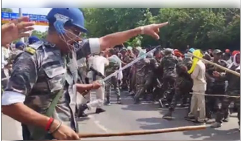 झारखंड के सहायक पुलिसकर्मियों का आंदोलन हुआ उग्र, बैरिकेडिंग तोड़ सीएम हाउस पहुंचे 