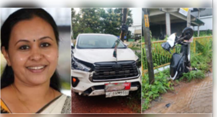 वायनाड जाते वक्त सड़क हादसे में बाल-बाल बचीं केरल की स्वास्थ्य मंत्री वीणा जॉर्ज वायनाड जाते वक्त सड़क हादसे में बाल-बाल बचीं केरल की स्वास्थ्य मंत्री वीणा जॉर्ज