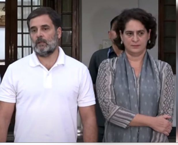 विनेश फोगाट के अयोग्य घोषित होने पर राहुल-प्रियंका गांधी ने दी प्रतिक्रिया 