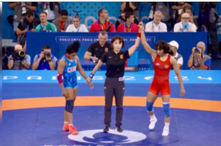 50 किग्रा कुश्ती फाइनल में विनेश फोगाट की जगह युसनेलिस गुज़मैन लोपेज लेंगी