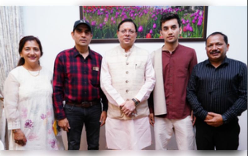 पेरिस ओलंपिक में शानदार प्रदर्शन करने वाले लक्ष्य सेन ने सीएम धामी से मुलाकात की 