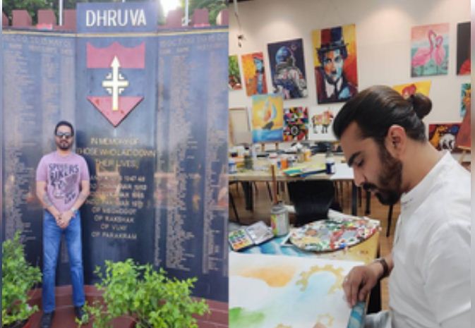 देशभक्ति की अनूठी मिसाल, अपनी कला के जरिए शहीदों को श्रद्धांजलि देते हैं हुतांश वर्मा 