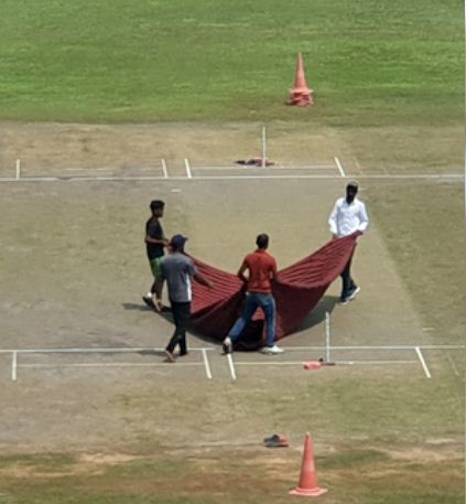 अफगानिस्तान बनाम न्यूजीलैंड : लगातार बारिश के कारण तीसरे दिन का खेल भी रद्द 