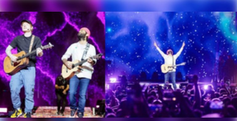 अरिजीत सिंह ने शेयर की लंदन में एड शीरन के साथ अपने शो की तस्वीरें