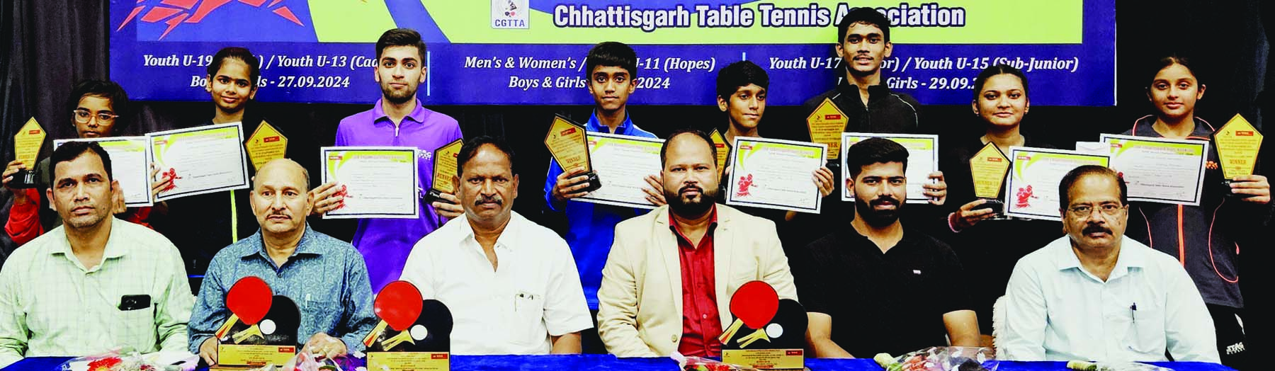 द्वितीय छग राज्य रैंकिंग टेबल टेनिस प्रतियोगिता