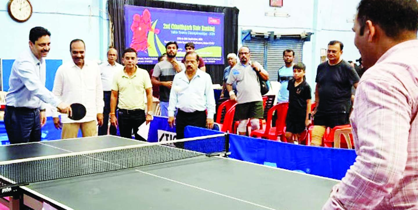 टेबल टेनिस खिलाड़ी विश्व स्तर पर परचम लहरा रहे-सिसोदिया   