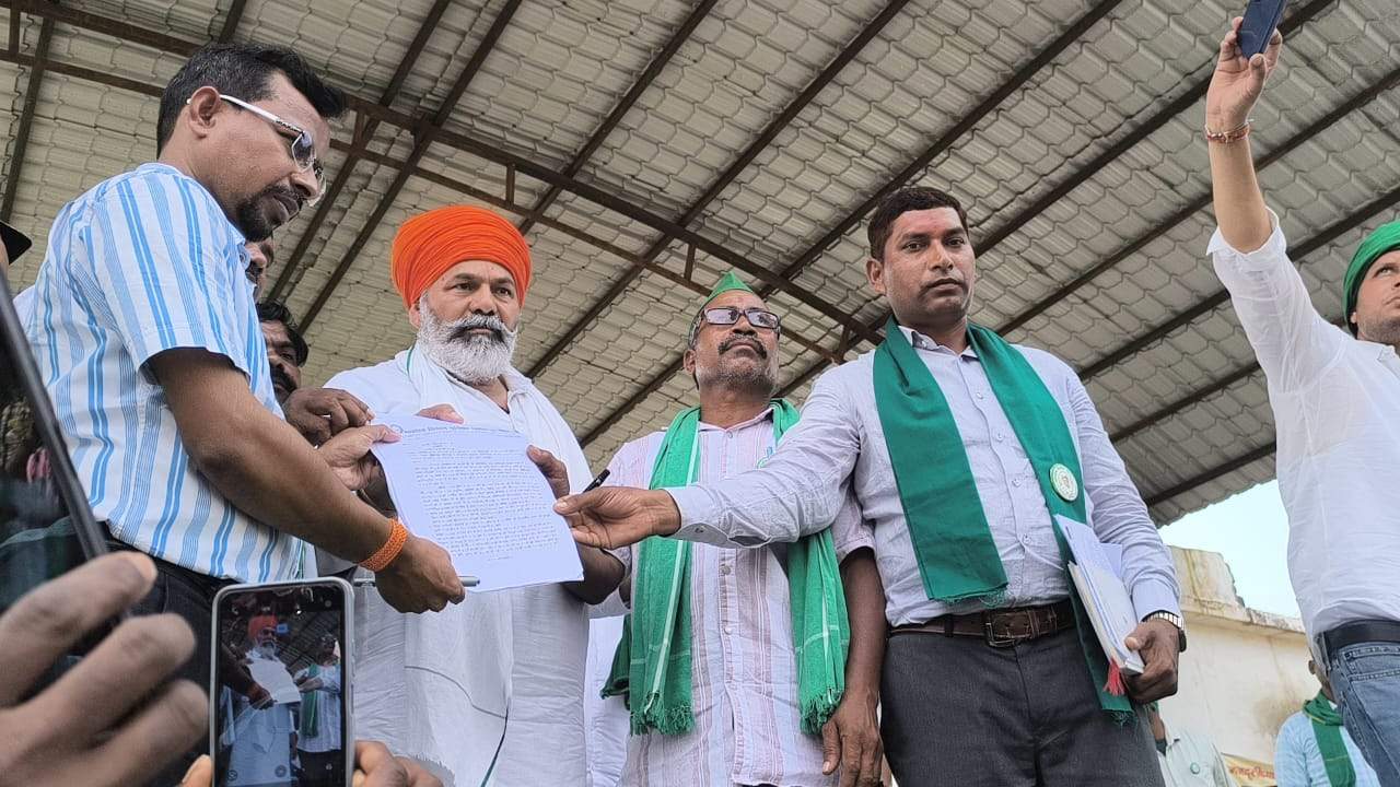 बीजापुर पहुंचे किसान नेता राकेश टिकैत