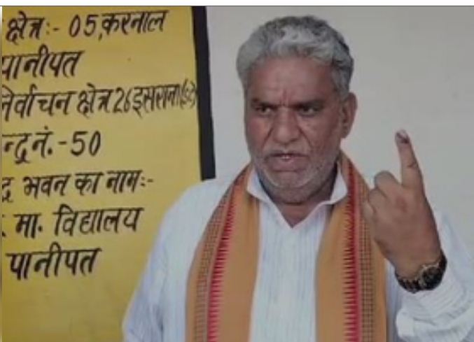 वोट देने के बाद बोले भाजपा प्रत्याशी कृष्ण लाल पंवार, हरियाणा में आ रही है तीसरी बार भाजपा की सरकार 