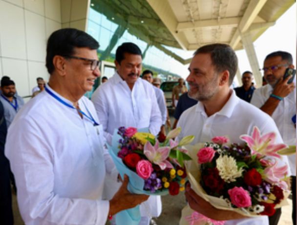 कांग्रेस सांसद राहुल गांधी कोल्हापुर पहुंचे, छत्रपति शिवाजी महाराज की प्रतिमा का करेंगे अनावरण