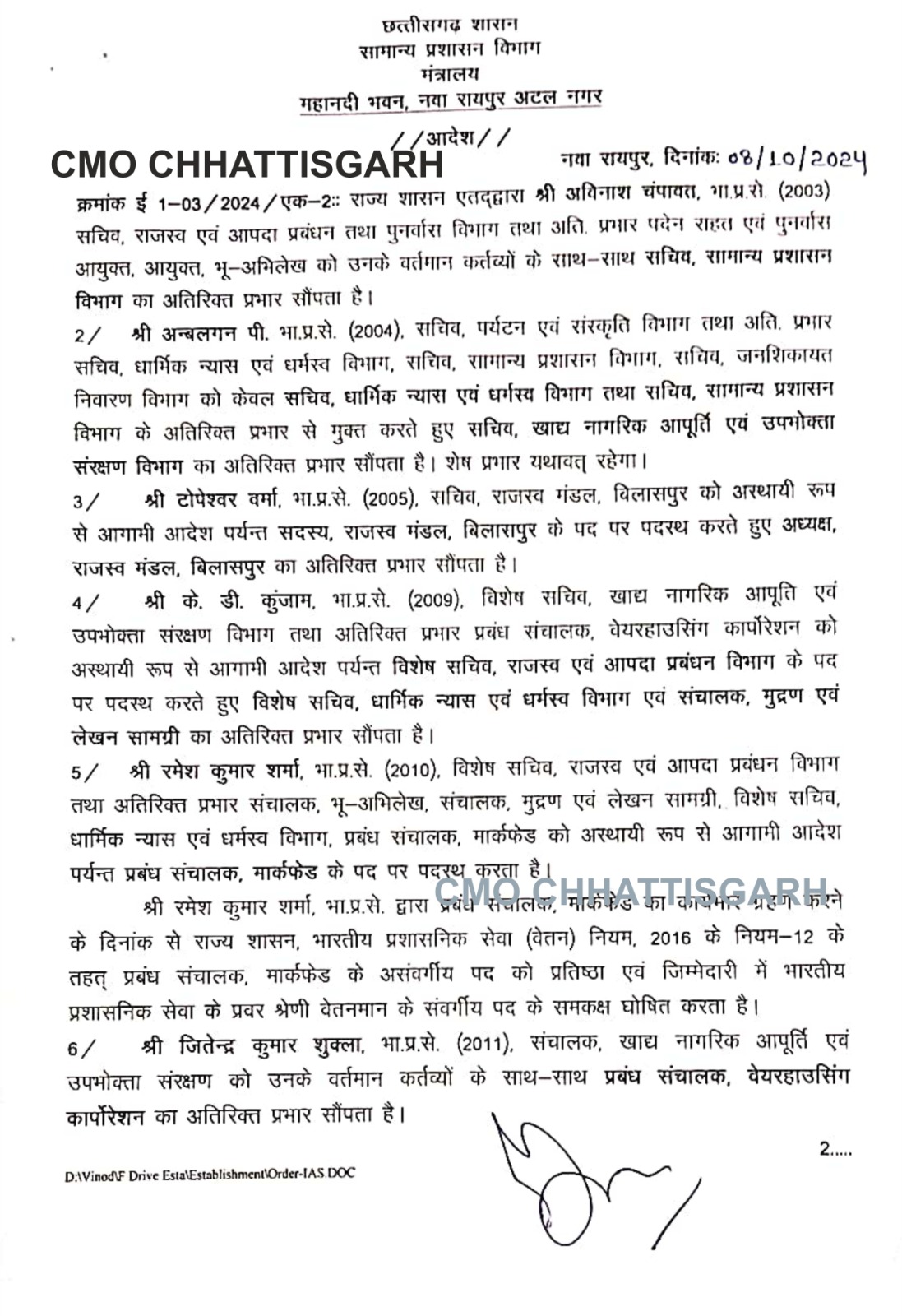 टी.वर्मा राजस्व मंडल अध्यक्ष-सचिव दोनों, एक्का को इंतजार करना होगा टी.वर्मा राजस्व मंडल अध्यक्ष-सचिव दोनों, एक्का को इंतजार करना होगा