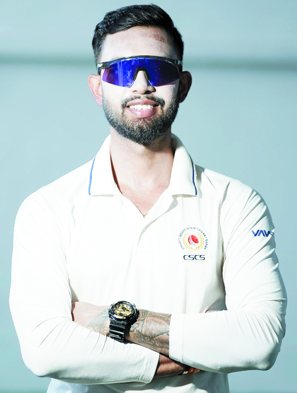 बीसीसीआई रनजी ट्रॉफी,  छग की 166 रनों की बढ़त 