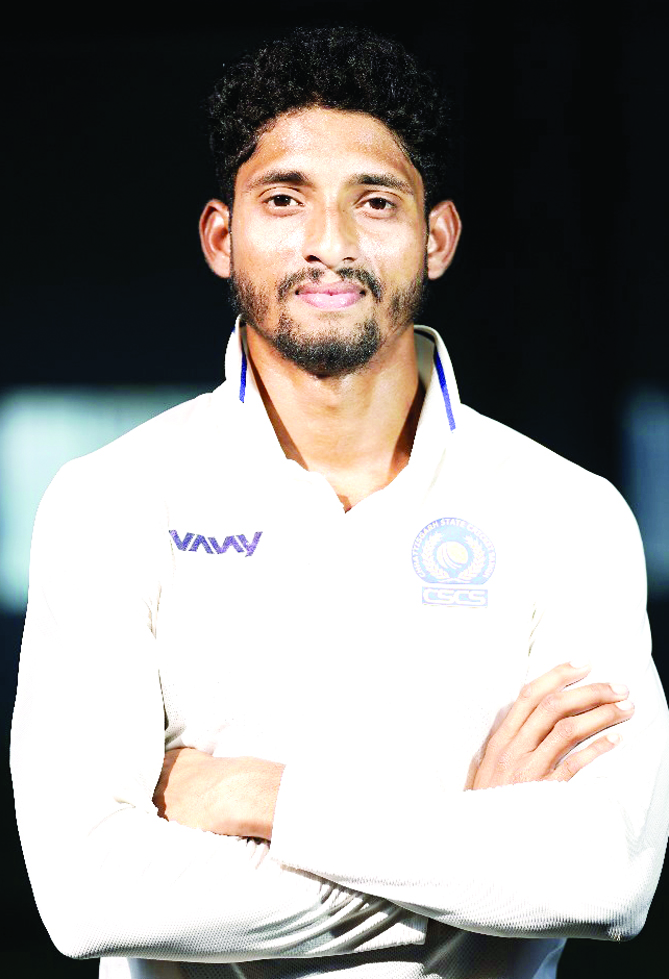 रणजी ट्रॉफी ग्रुप-डी पहले मैच में छग 19 रनों से आगे