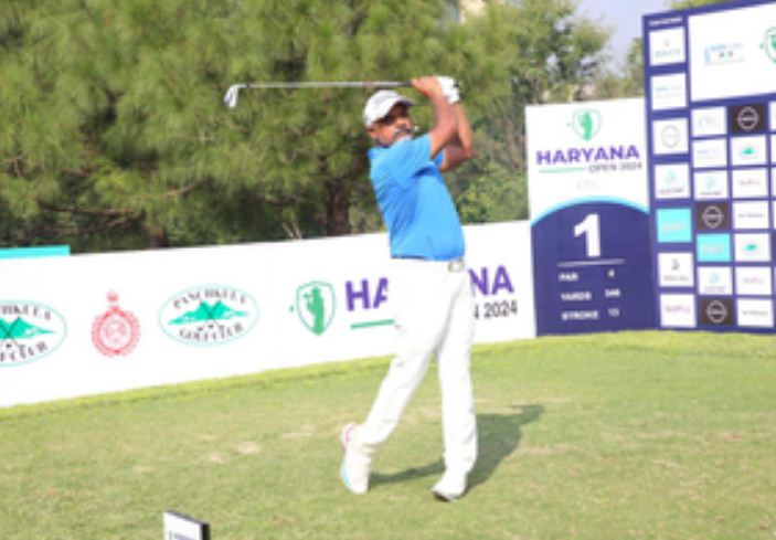 हरियाणा ओपन में राहिल गंगजी ने पहले दौर में बढ़त के लिए 63 का सुपर कार्ड खेला