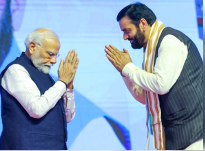 सीएम नायब सिंह सैनी ने ग्रहण किया पदभार, 2.80 करोड़ लोगों की सेवा करने का किया वादा 