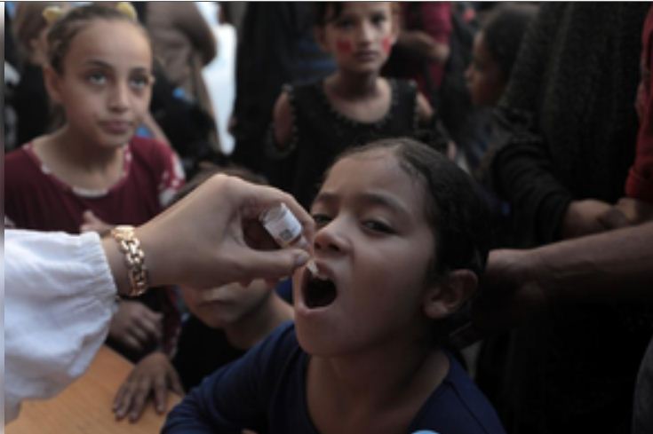 डब्ल्यूएचओ ने गाजा में पोलियो टीकाकरण अभियान के दूसरे चरण के लिए आपूर्ति पहुंचाई : संयुक्त राष्ट्र 