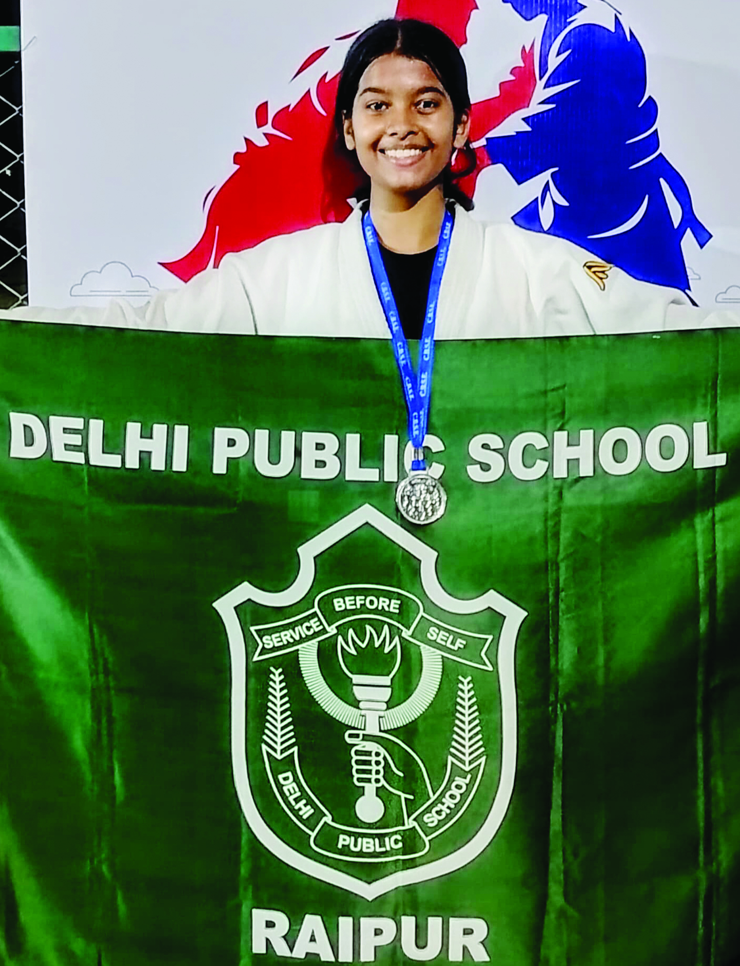 डीपीएस रायपुर की अवि ने 52 किलो भार वर्ग रजत पदक जीता