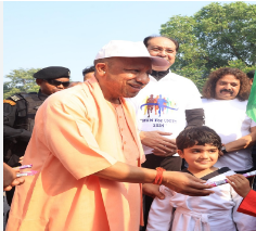 सरदार पटेल के एकजुट भारत के सपने को मजबूत करता है ‘रन फॉर यूनिटी’ का आयोजन : योगी आदित्यनाथ