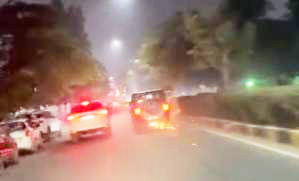 करनाल में थार चालक ने मोटरसाइकिल सवार को लगभग एक किलोमीटर तक घसीटा