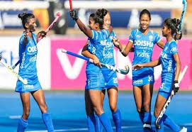 भारत ने महिला एसीटी हॉकी के पहले मैच मलेशिया को 4 . 0 से हराया