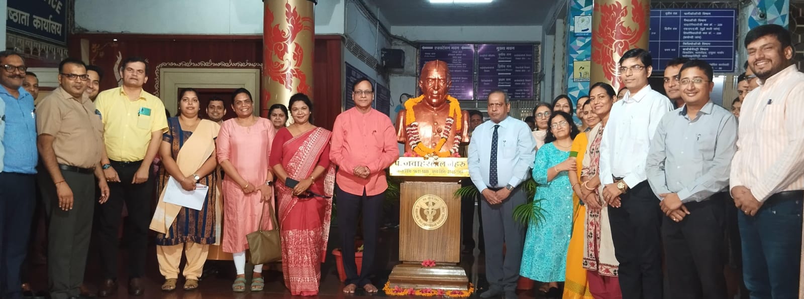 डॉ. भीमराव अम्बेडकर स्मृति चिकित्सा महाविद्यालय में बाल दिवस पर पंडित नेहरू का पुण्य स्मरण डॉ. भीमराव अम्बेडकर स्मृति चिकित्सा महाविद्यालय में बाल दिवस पर पंडित नेहरू का पुण्य स्मरण
