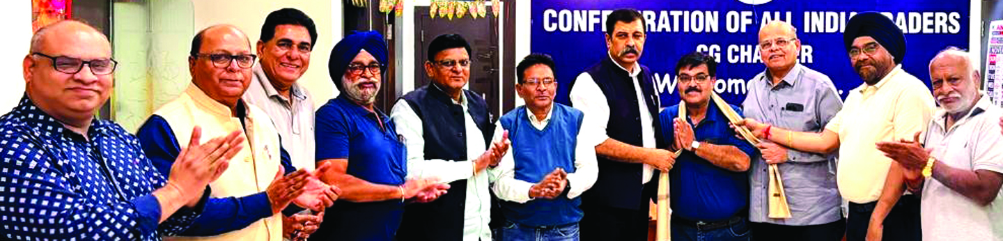 गुरूनानक चौक व्यापारी संघ नवनियुक्त अध्यक्ष का कैट ने किया स्वागत-सम्मान