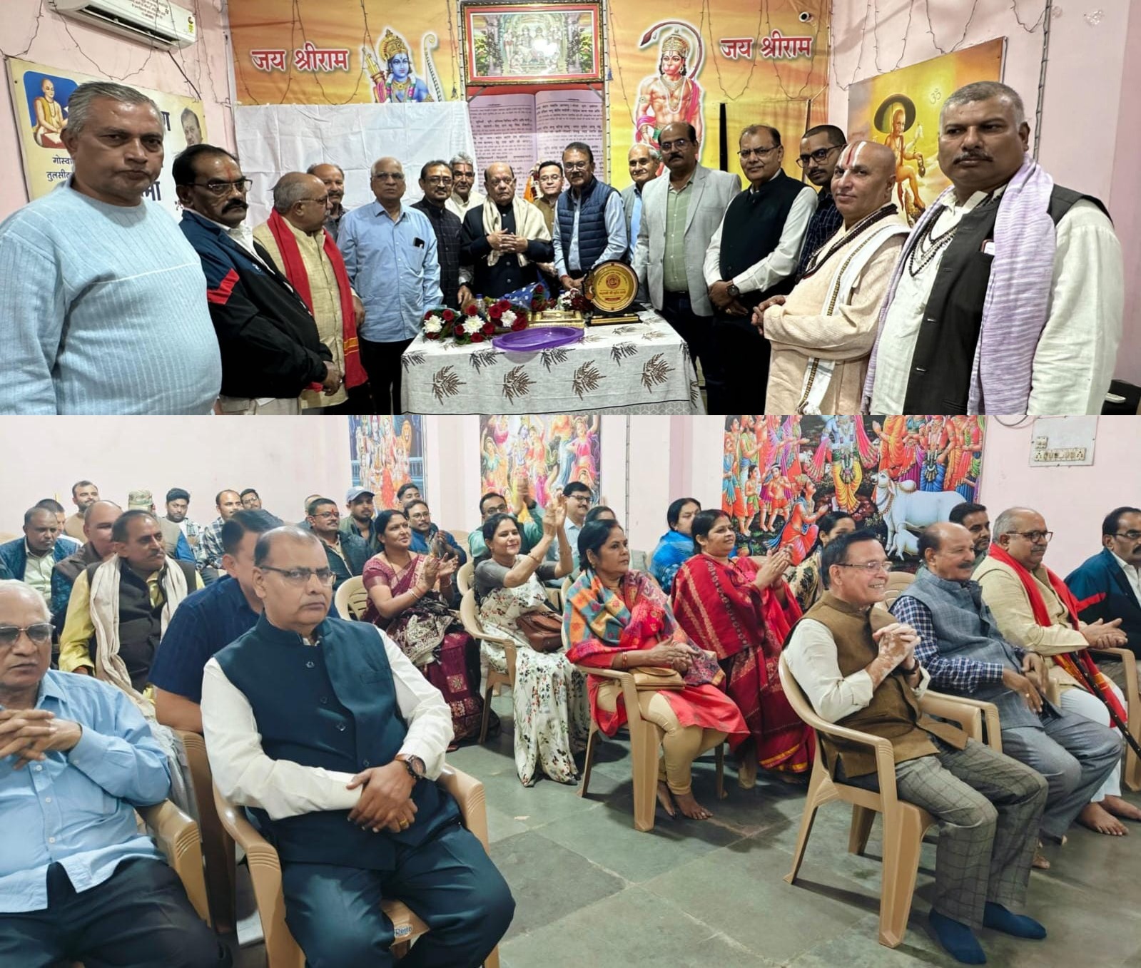 पद्मश्री सुरेन्द्र शर्मा ने समाज से माल्यार्पण परंपरा खत्म करने कहा
