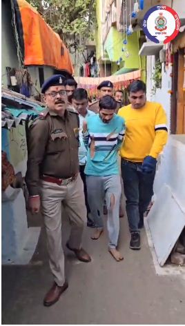कुख्यात अपराधी रवि साहू को पुलिस ने  जेल भेजा