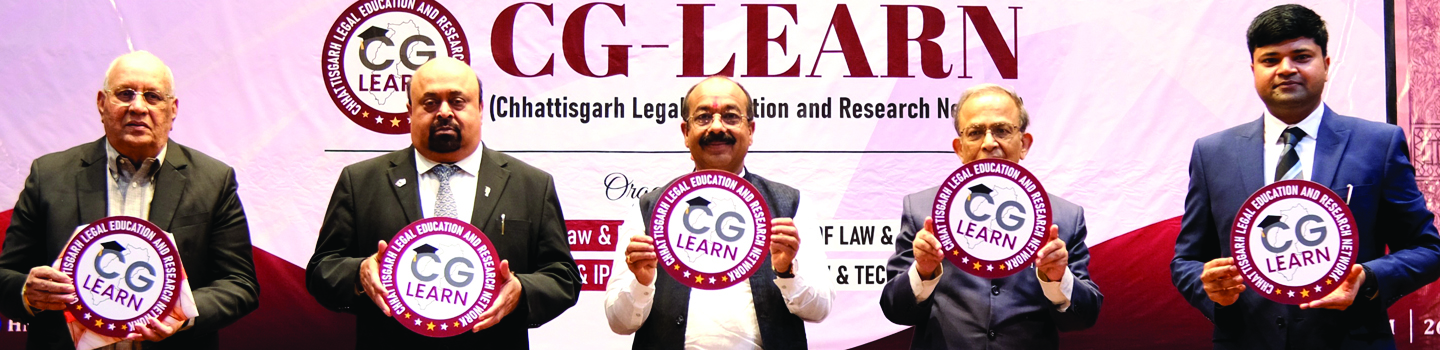 एचएनएलयू में उप मुख्यमंत्री ने छत्तीसगढ़ लीगल एजुकेशन रिसर्च नेटवर्क किया शुरू