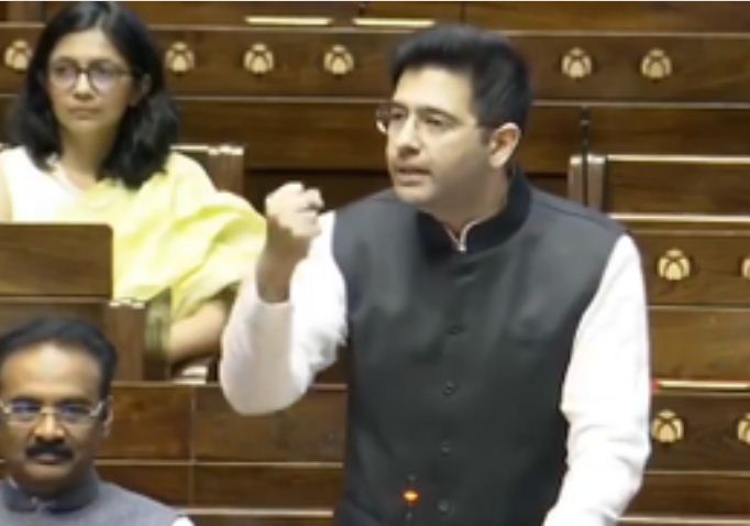 इस्कॉन पुजारी चिन्मय कृष्ण दास की गिरफ्तारी पर चर्चा के राघव चड्ढा ने राज्यसभा में दिया नोटिस