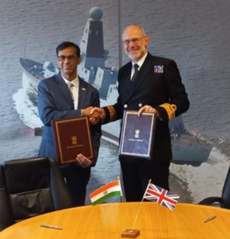 नौसेना के लिए इलेक्ट्रिक प्रोपल्शन सिस्टम में मदद करेगा ब्रिटेन 