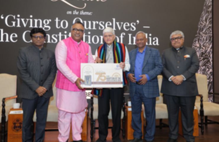 भारत की सामूहिक भावना का वर्णन करती है संविधान की प्रस्तावना : जेजीयू में संविधान दिवस व्याख्यान में गोपालकृष्ण गांधी