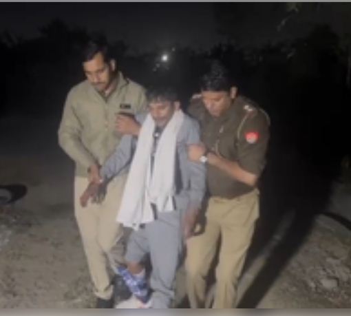 अर्जुन अवार्डी पहलवान के पति से सोने की चेन लूटने वाले बदमाश पुलिस मुठभेड़ में गिरफ्तार  