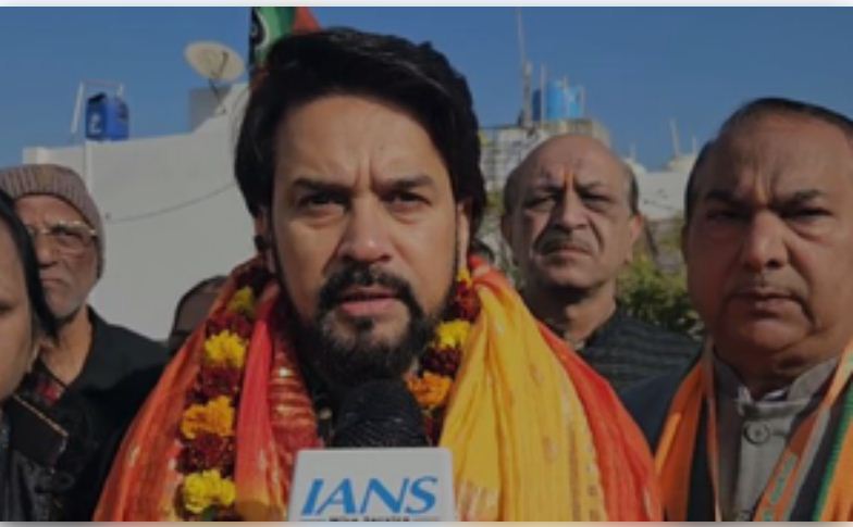 कांग्रेस करती है तुष्टिकरण की राजनीति, चेहरा फिर हुआ बेनकाब : अनुराग ठाकुर